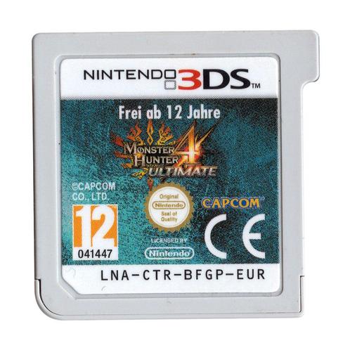 3DS Monster Hunter 4 Ultimate, Spelcomputers en Games, Games | Nintendo 2DS en 3DS, Zo goed als nieuw, Verzenden