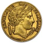 Gouden 20 Francs Ceres (1849-1851), Verzenden, Losse munt, Goud