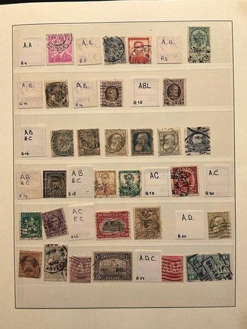 België 1860/1970 - Verzameling FIRMAPERFORATIES / PERFINS op beschikbaar voor biedingen