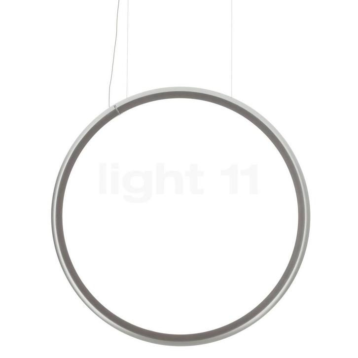 Artemide Discovery Vertical Sospensione LED, aluminium gesat, Huis en Inrichting, Lampen | Hanglampen, Nieuw, Verzenden