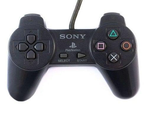 Sony PS1 Analog Controller Zwart (PS1 Accessoires), Spelcomputers en Games, Spelcomputers | Sony PlayStation 1, Zo goed als nieuw