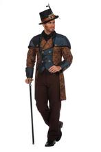 Steampunk Herenkostuum Blue Premium, Kleding | Heren, Ophalen of Verzenden, Nieuw