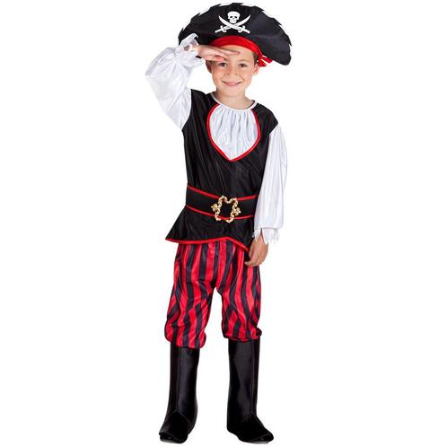 Piratenpak Kind Kapitein, Hobby en Vrije tijd, Feestartikelen, Nieuw, Verzenden