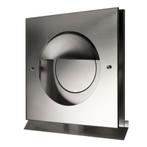 Overdruk Ventilatierooster Kappa 15 cm Geborsteld RVS, Ophalen of Verzenden, Nieuw