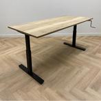 Tweedehands slinger bureau 180x80 cm, max hoogte 90 cm,, Huis en Inrichting, Bureaus, Ophalen of Verzenden, In hoogte verstelbaar