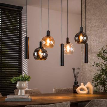 Hanglamp Eettafel - Nieuw - Glas - Uniek - Glazen Bollen beschikbaar voor biedingen