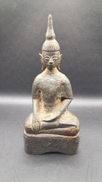 Buddha Shakyamuni in Bhumisparsha mudra - Beeldje - Laos, Antiek en Kunst