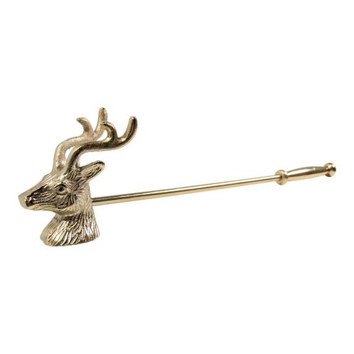 Kaarsendover rendier goud 31x8x5cm, Huis en Inrichting, Woonaccessoires | Overige, Verzenden
