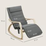 TRUUSK Schommelstoel met Massagefunctie - Lendenverwarming -, Huis en Inrichting, Fauteuils, Verzenden, Nieuw