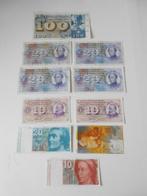 Zwitserland. - 10 banknotes - various dates (Zonder