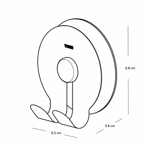 Haak Tiger Twin Hook RVS, Doe-het-zelf en Verbouw, Sanitair, Ophalen of Verzenden