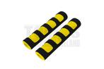 Remhendel greep foam rubber zwart / geel Tuning, Fietsen en Brommers, Ophalen of Verzenden, Nieuw