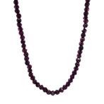 Vintage granaat collier met gouden sluiting 14 kt, Ophalen of Verzenden, Nieuw