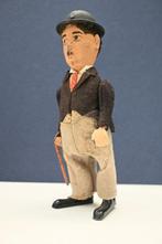Schuco - Charlie Chaplin Dancing Figure - Tin, Felt, 17cm, Antiek en Kunst, Antiek | Speelgoed