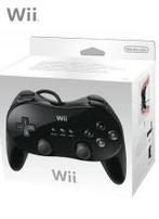 MarioWii.nl: Classic Controller Pro Zwart Boxed ORIGINEEL, Spelcomputers en Games, Ophalen of Verzenden, Zo goed als nieuw