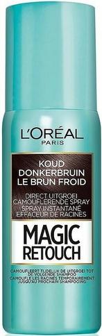 L'OREAL MAGIC RETOUCH KOUD DONKERBRUIN SPRAY 75 ML, Verzenden, Nieuw