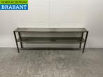 RVS Dubbele Etagère Brug 200 x 30 x 70,5 cm Horeca, Ophalen of Verzenden, Gebruikt
