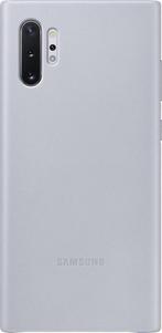 Samsung Galaxy Note 10+ Leather Cover Grey, Ophalen of Verzenden, Nieuw