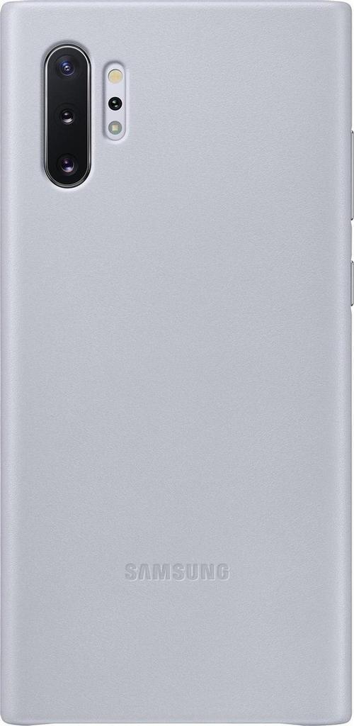 Samsung Galaxy Note 10+ Leather Cover Grey, Telecommunicatie, Mobiele telefoons | Hoesjes en Frontjes | Overige merken, Nieuw