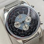 Breitling - Transocean Unitime Chronograph World Time 46 Mm, Sieraden, Tassen en Uiterlijk, Horloges | Heren, Nieuw