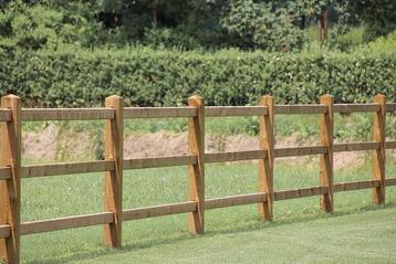 Houten omheining | tuin omheining | doorsteek omheining beschikbaar voor biedingen