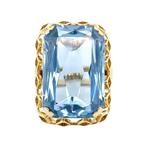 Gouden vintage ring met spinel 14 krt, Ophalen of Verzenden, Nieuw