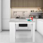 Luxe Bartafel met opbergruimte en planken – Wit Houtlook, Verzenden, Nieuw