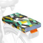 Zacht fietskussen Graphic green van BikeCap, Fietsen en Brommers, Fietsaccessoires | Overige Fietsaccessoires, Nieuw