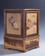 Sigarendoos - Japanse  Art Deco sigarendispenser met floraal