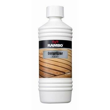 Rambo Ontgrijzer Hout - Blank - 0,5 liter (Rambo Beits), Doe-het-zelf en Verbouw, Verf, Beits en Lak, Beits, Overige kleuren, Nieuw