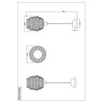 REALITY PETTY Hanglamp - Chroom - excl. 1x E14 - D: 20 cm -, Huis en Inrichting, Ophalen of Verzenden, Zo goed als nieuw