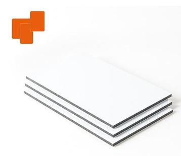 AluComposiet plaat wit 4 mm 3050x1500x4 mm of een deel ervan beschikbaar voor biedingen