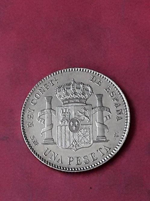 Spanje. 1 Peseta 1900 Alfonso XIII (Zonder Minimumprijs), Postzegels en Munten, Munten | Europa | Niet-Euromunten
