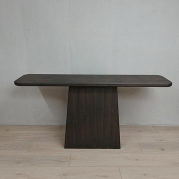 Sidetable met houten kolompoot | Maatwerk | Kleur opties beschikbaar voor biedingen