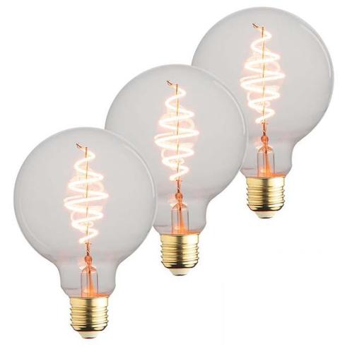 Set van 3 LED lampen E27 | 3-staps dimbaar | 6 watt | 1800K, Huis en Inrichting, Lampen | Losse lampen, Overige typen, Nieuw, E27 (groot)