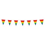 Regenboog Slinger 15Cm Vlaggen 3m, Verzenden, Nieuw