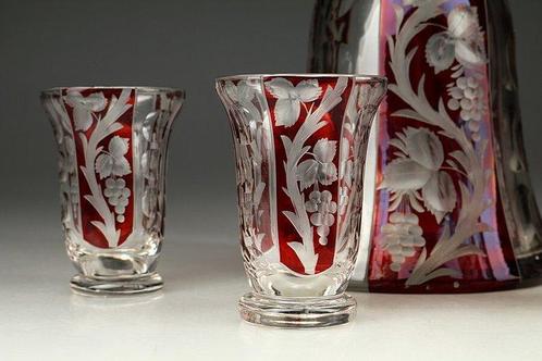 Karaf - Glas, Antiek en Kunst, Kunst | Designobjecten