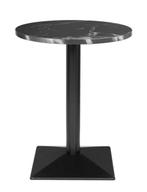 Complete Tafel Rond Zwarte Steen Effect 600mm, Verzenden, Nieuw in verpakking