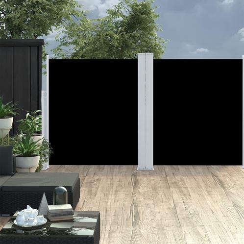 vidaXL Windscherm uittrekbaar 140x600 cm zwart, Tuin en Terras, Zonneschermen, Nieuw, Verzenden
