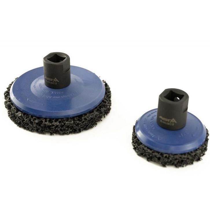 Reinigingsschijven - 2 Delig - CSD-schijven - Nylon Borstels, Doe-het-zelf en Verbouw, Gereedschap | Handgereedschap, Nieuw, Ophalen of Verzenden