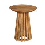 Salontafel Mangohout Rond Zara Small, Huis en Inrichting, Verzenden, Rond, Nieuw, Industriële meubels