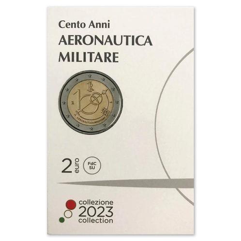 Italië 2 Euro Luchtmacht 2023 BU Coincard, Postzegels en Munten, Munten | Europa | Euromunten, Verzenden
