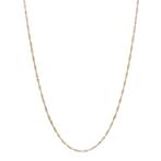 Gouden vintage singapore collier 14 krt, Ophalen of Verzenden, Nieuw