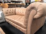 Chesterfield Maarssen Zijde Chesterfield ‘Butterfly’ 3-bank, Ophalen, CHESTERFIELD, Driepersoons, Zo goed als nieuw