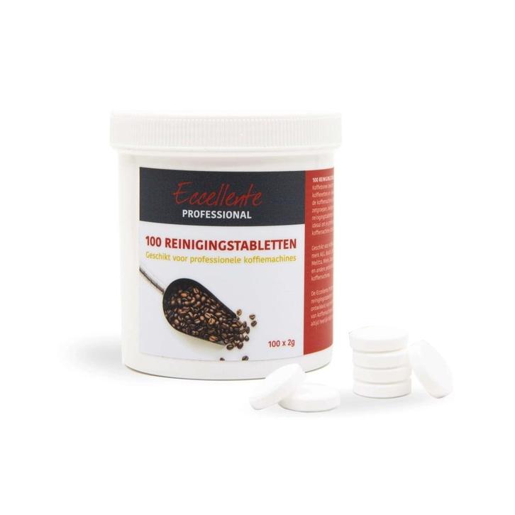 ECCELLENTE Professional Reinigingstabletten 100x 2gram, Witgoed en Apparatuur, Koffiemachine-accessoires, Nieuw, Ophalen of Verzenden