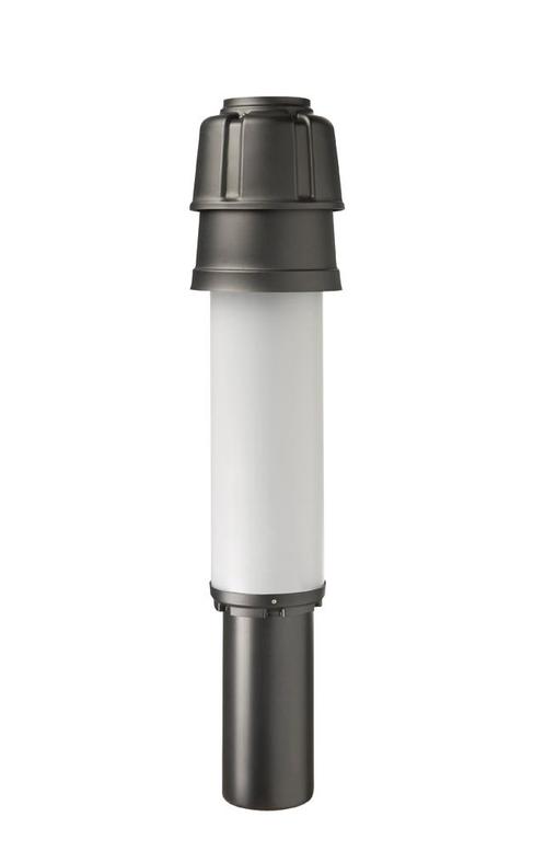 Rolux half CLV/Cascade Dakdoorvoer PP/KS 160/200 zwart, Doe-het-zelf en Verbouw, Buizen en Afvoer, Ophalen of Verzenden