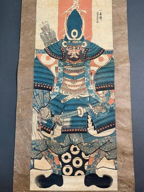 Kat Kiyomasa  - ca 1860s - Utagawa Yoshikazu  (act, Antiek en Kunst, Antiek | Overige Antiek