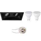 Voordeelset LED Spot Set - Pragmi Zano Pro - GU10 Fitting -, Metaal of Aluminium, Nieuw, Ophalen of Verzenden, Led