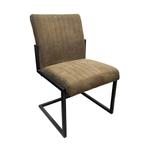 Eetkamerstoel Ricardo | Olijf | Microvezel stof, Huis en Inrichting, Stoelen, Ophalen, Nieuw, Industrieel