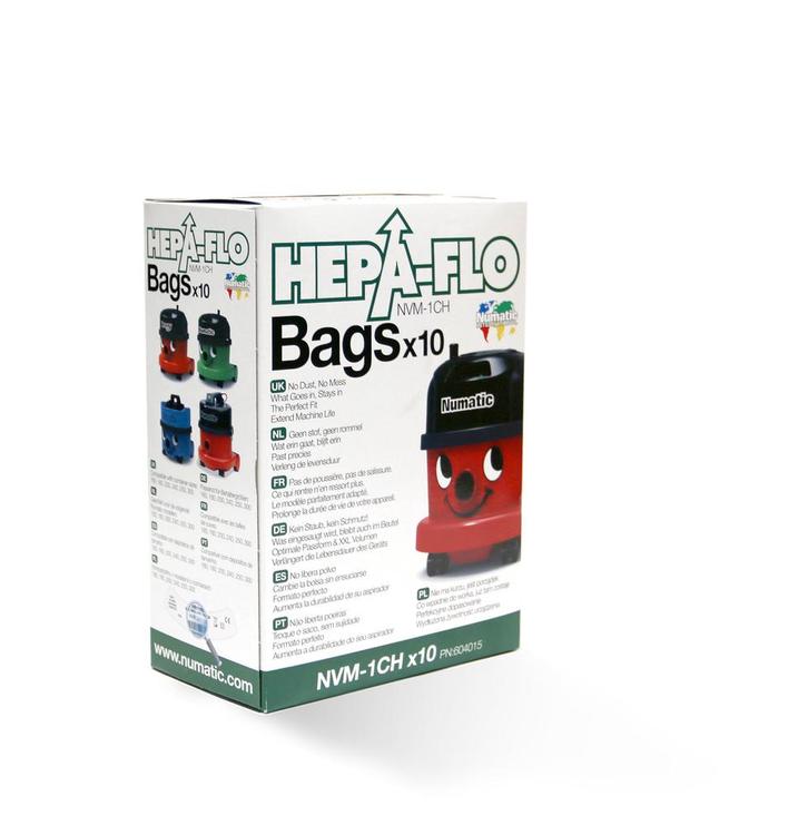 Numatic stofzakken NVM-1CH - PPR240/Henry - 10 stuks, Huis en Inrichting, Schoonmaakartikelen, Verzenden